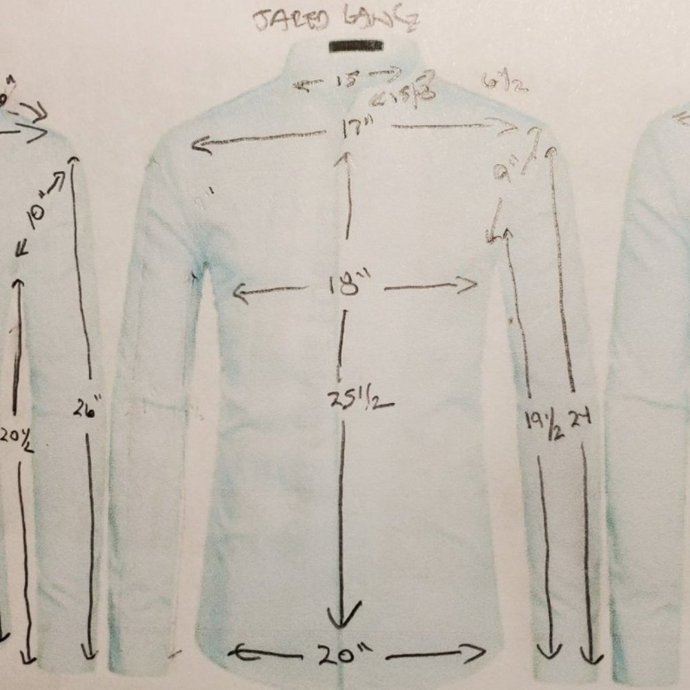 Jared Lang After Dark Indigo Star Pattern Tone On… - image 5